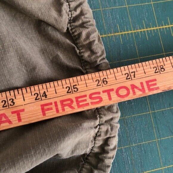 American Eagle outfitters Women Zip and Snap Jacket khaki long sleeved Med Y2K - Picture 5 of 6